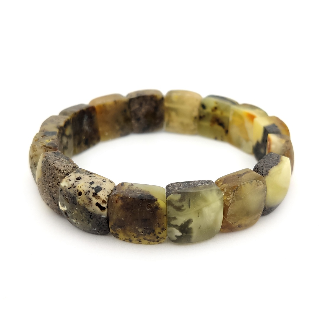 Браслет "Ириска" янтарь